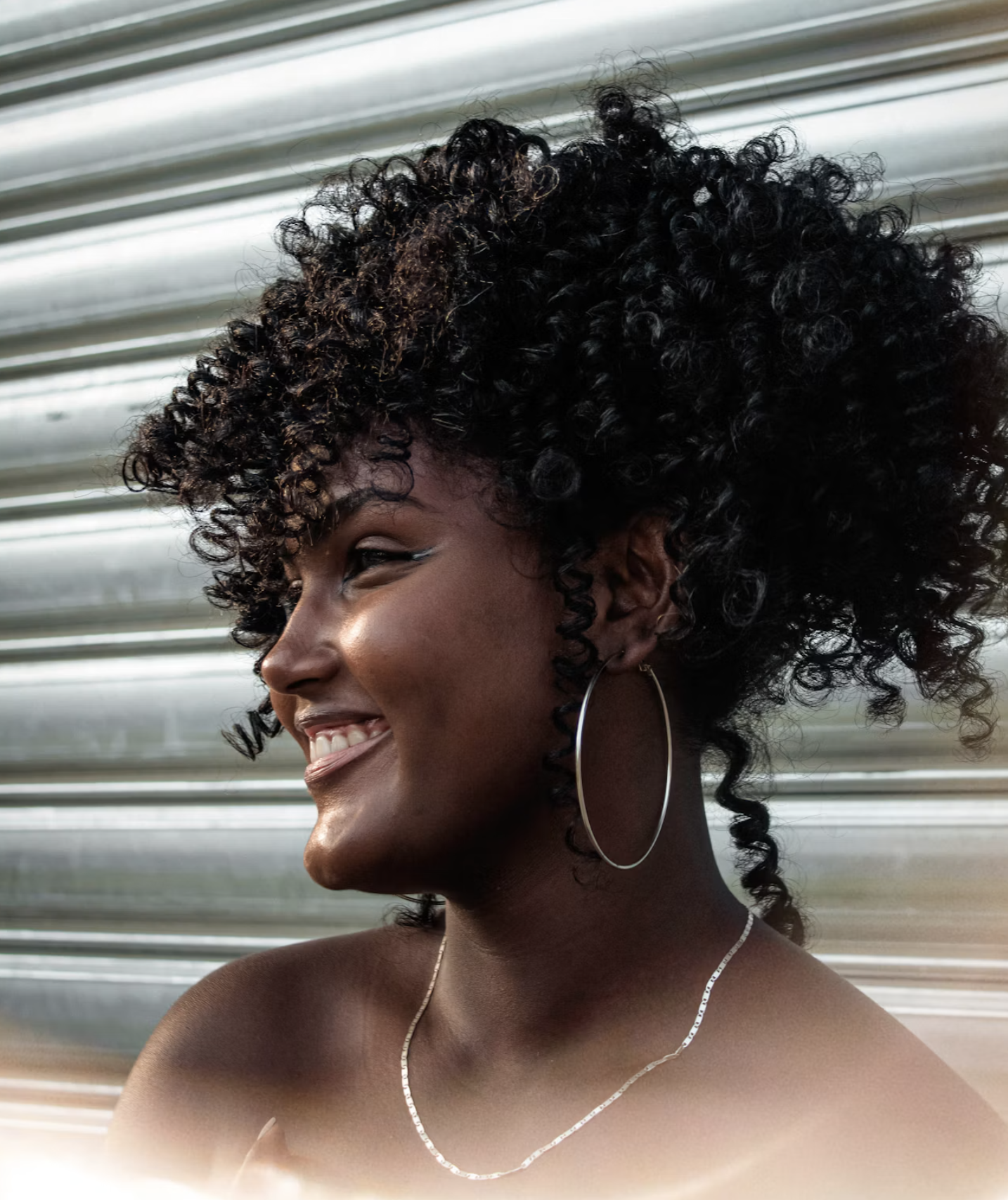 Lifestyle portrait celebrating natural beauty